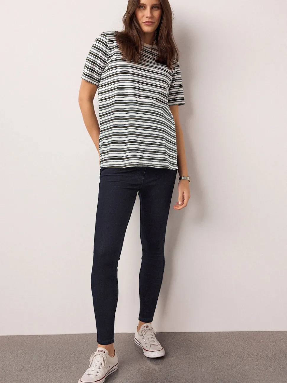 Blauw/Zwart - Verpakking van 2 denim zwangerschapsjeggings
