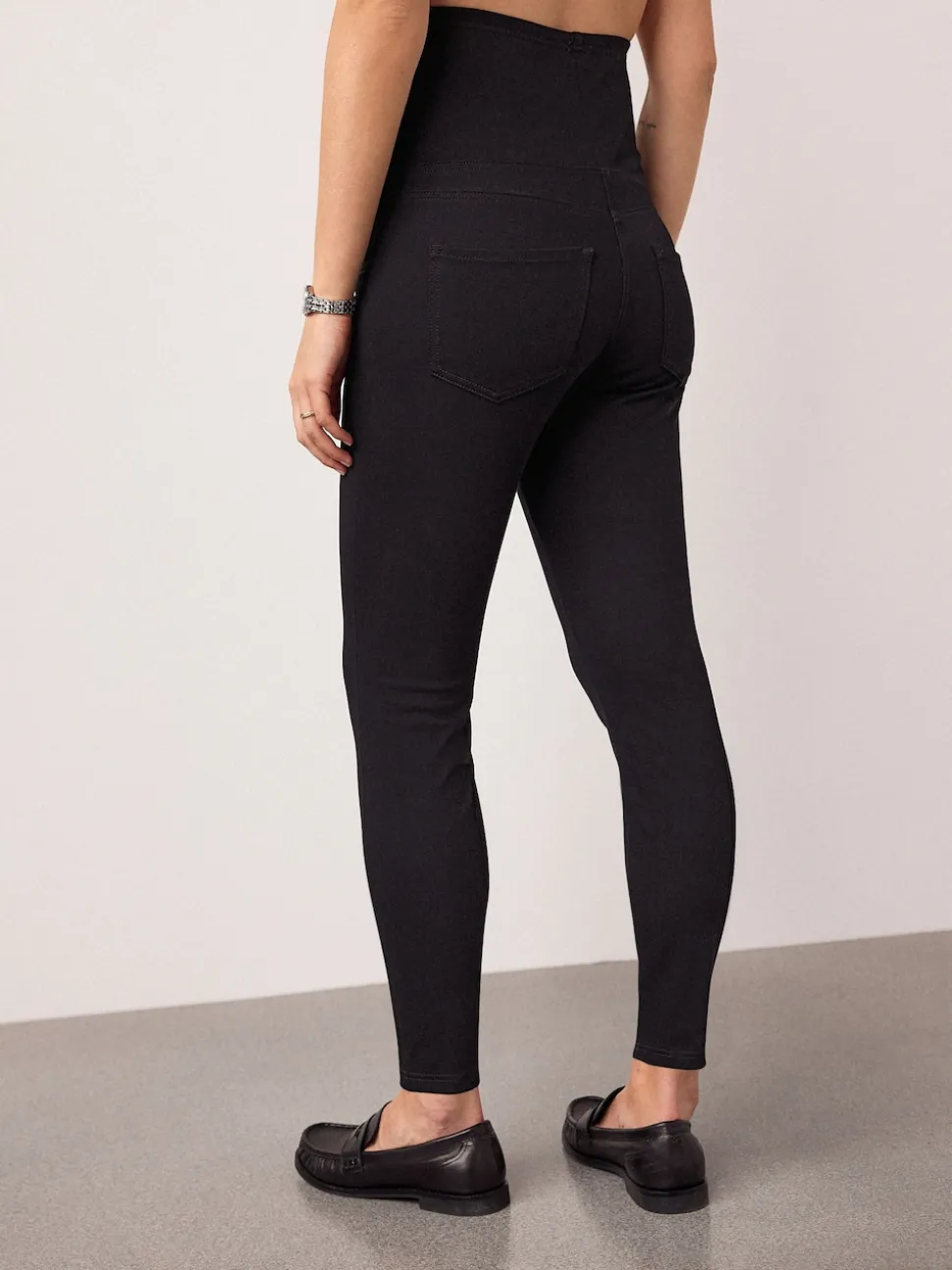 Blauw/Zwart - Verpakking van 2 denim zwangerschapsjeggings