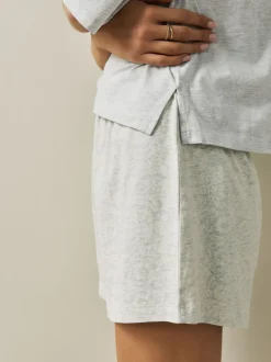 Blue/Grey/Pink Floral - Korte pyjamaset 3 stuks