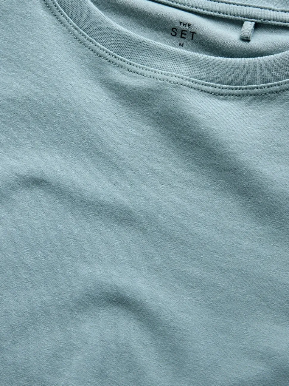 Blue/Light Blue/Cream/White - The Set 4 Pack Crew Neck Half Sleeve T-Shirts