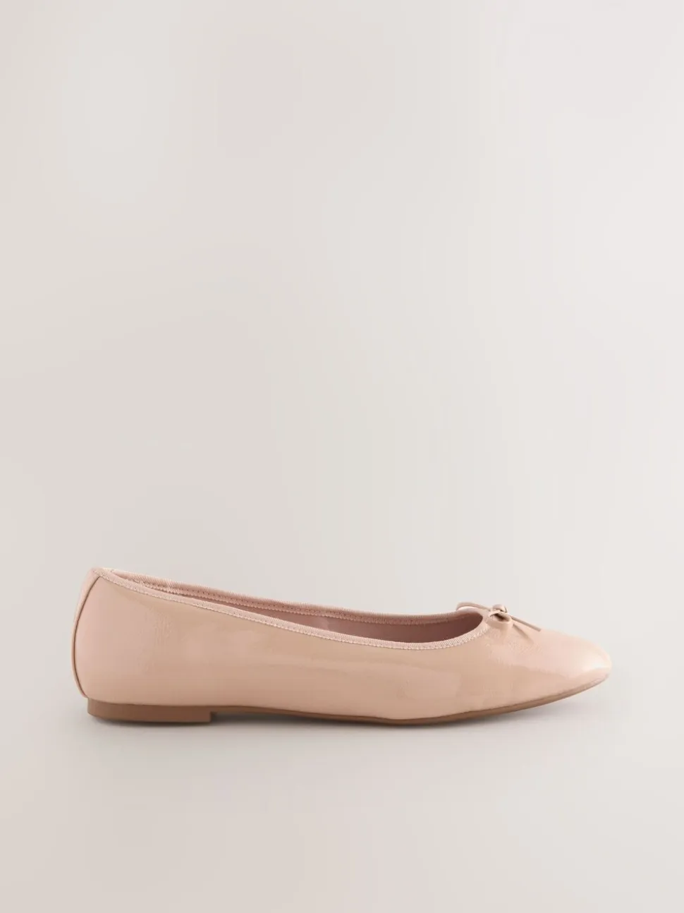 Blush Roze lakleer - Ballerina's met ronde neus