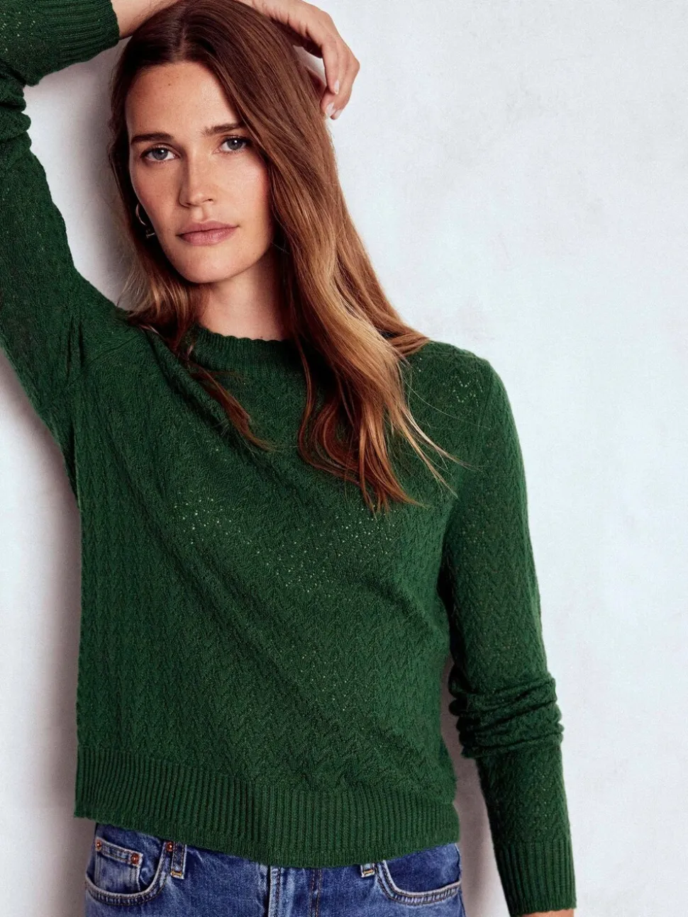 Boden Diane Pointelle Jumper