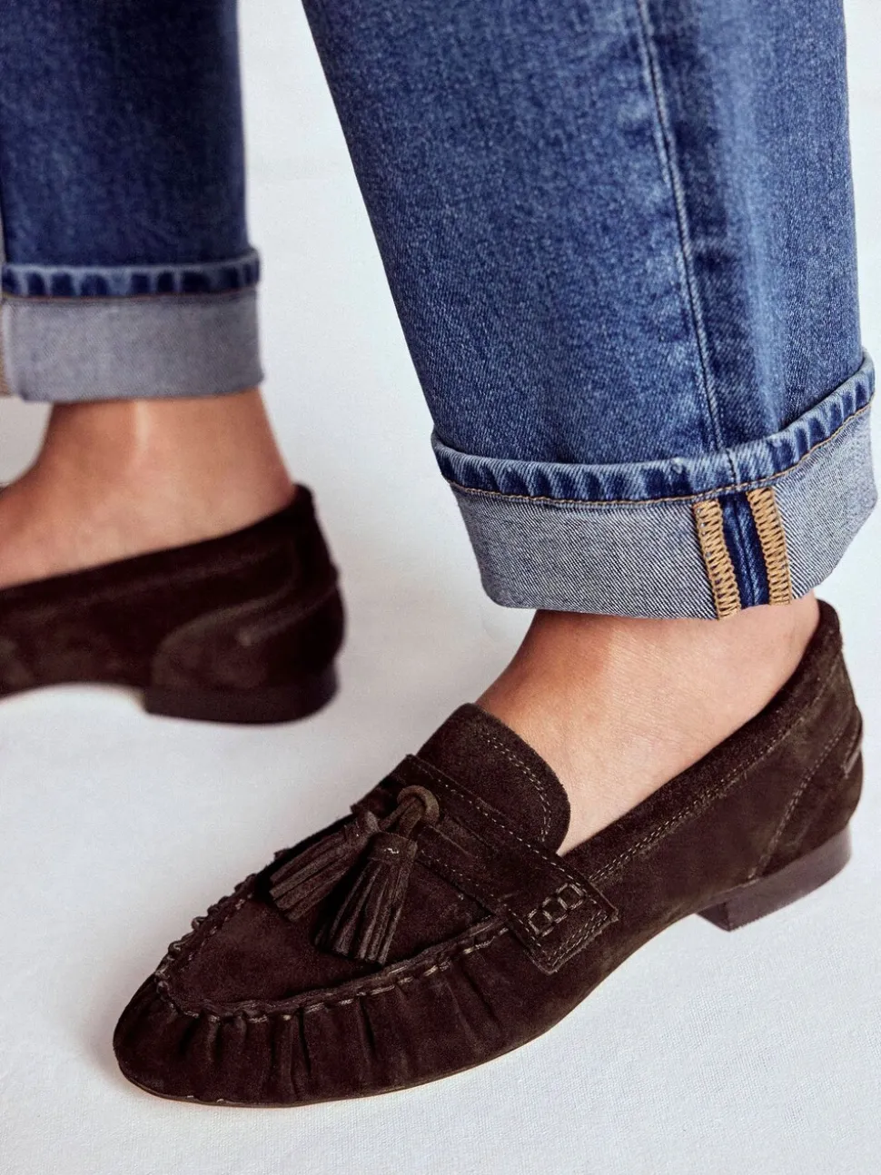 Boden Soft Ruched Loafers