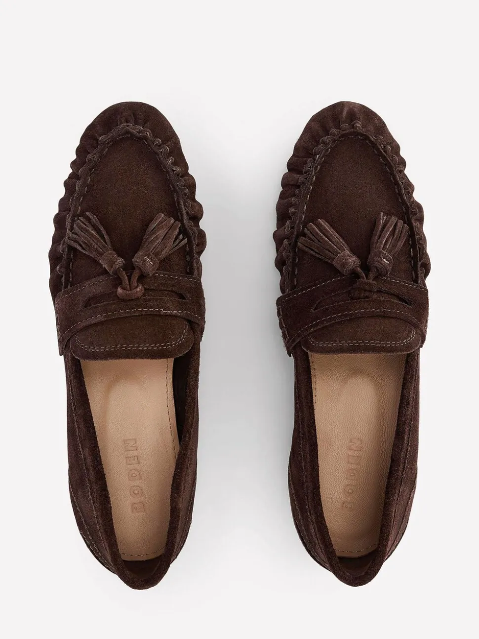 Boden Soft Ruched Loafers