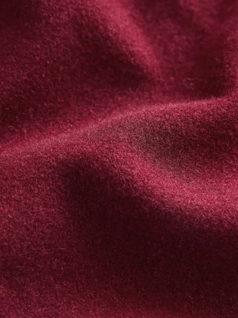 Bordeauxrood - Brushed Collared Jacket