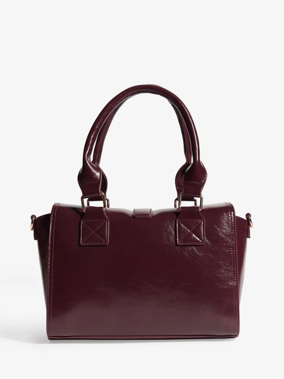 Bordeauxrood - Friends Like These Padlock Pocket Bag