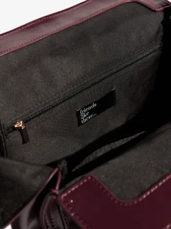 Bordeauxrood - Friends Like These Padlock Pocket Bag