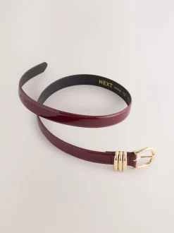 Bordeauxrood - High Shine Regular PU Belt