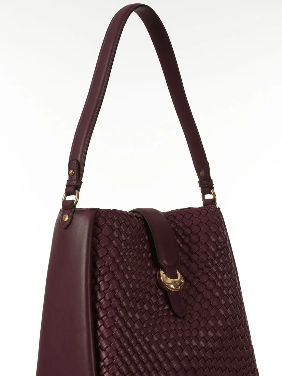 Bordeauxrood - Luella Grey Taupe Flora Weave Hobo Bag