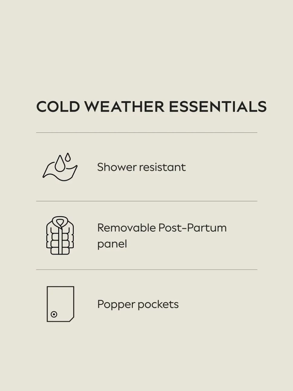 Bordeauxrood - Maternity Shower Resistant Coat