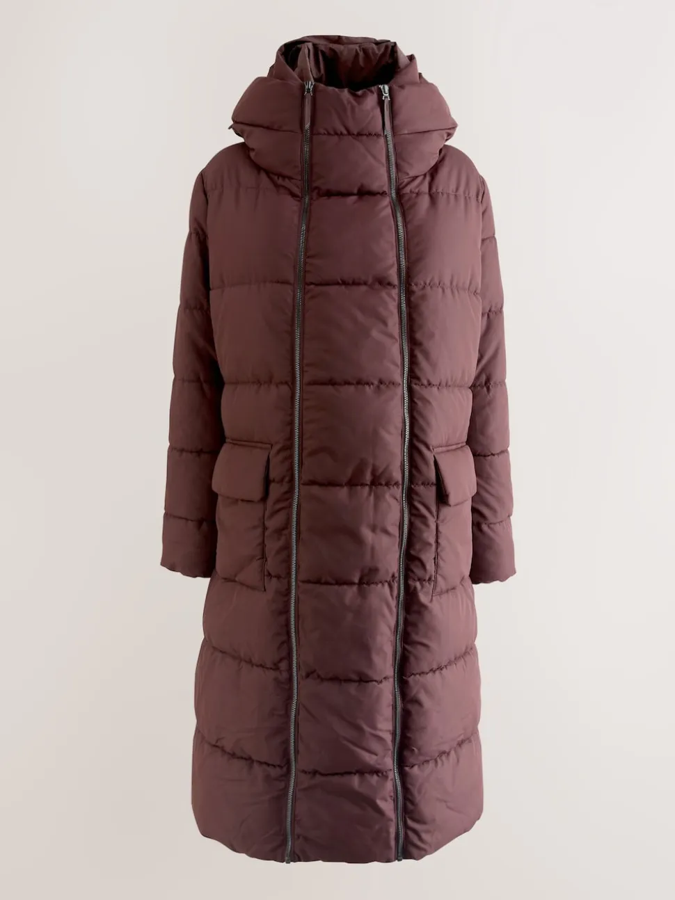 Bordeauxrood - Maternity Shower Resistant Coat