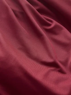 Bordeauxrood - Multiway jersey Maxi-jurk voor bruiloftsgasten