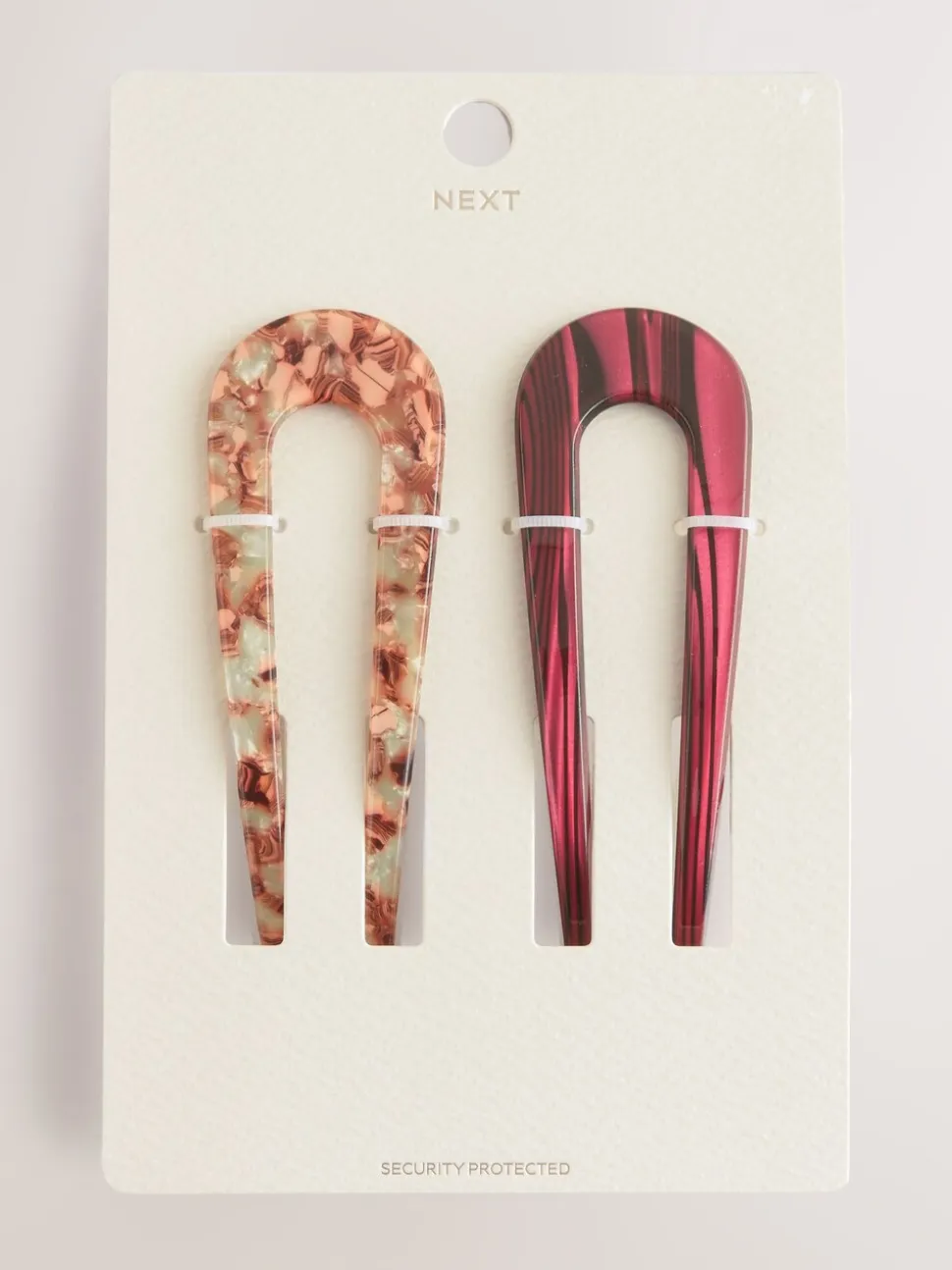 Bordeauxrood - Resin Hair Pin