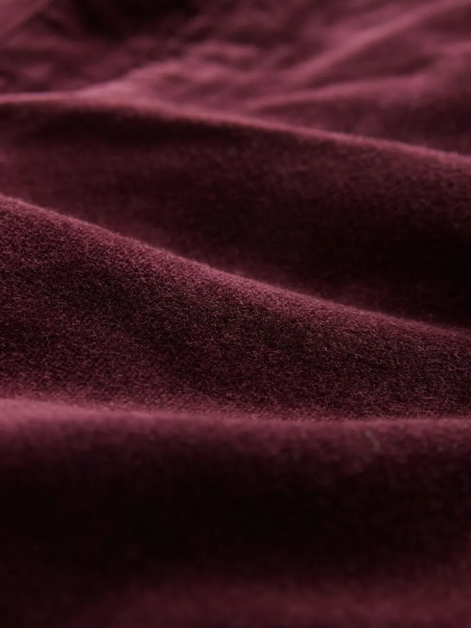 Bordeauxrood - Slim Velvet Cord Jeans
