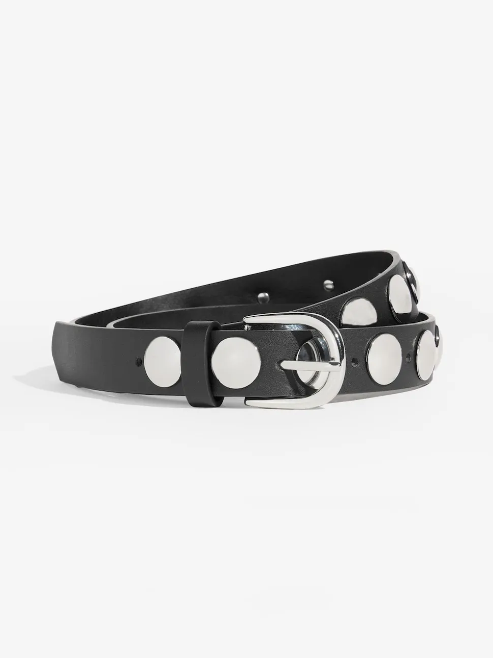 Bordeauxrood en zwart - Friends Like These Studded Belts 2 Pack
