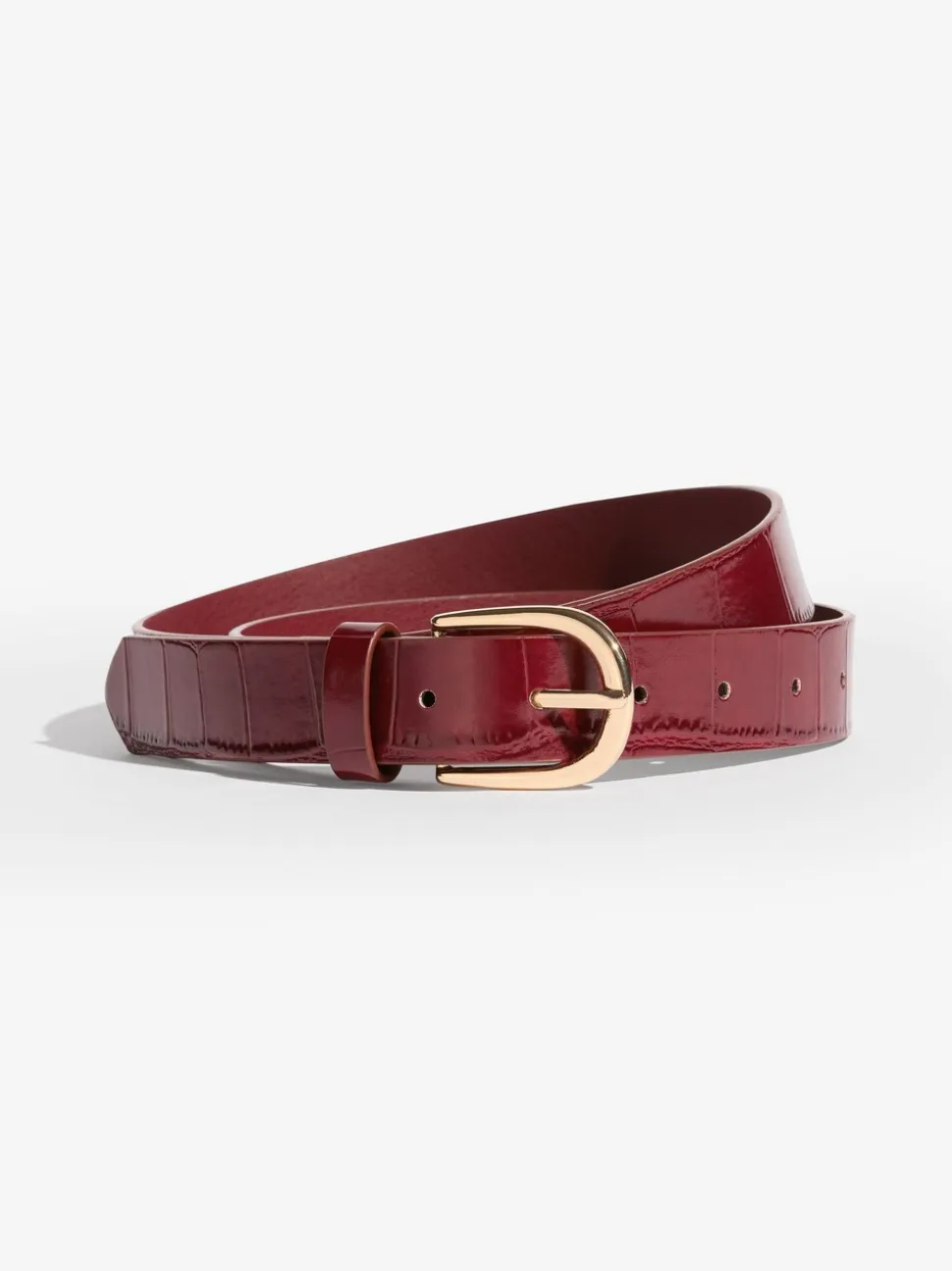 Bordeauxrood en zwart - Friends Like These Studded Belts 2 Pack
