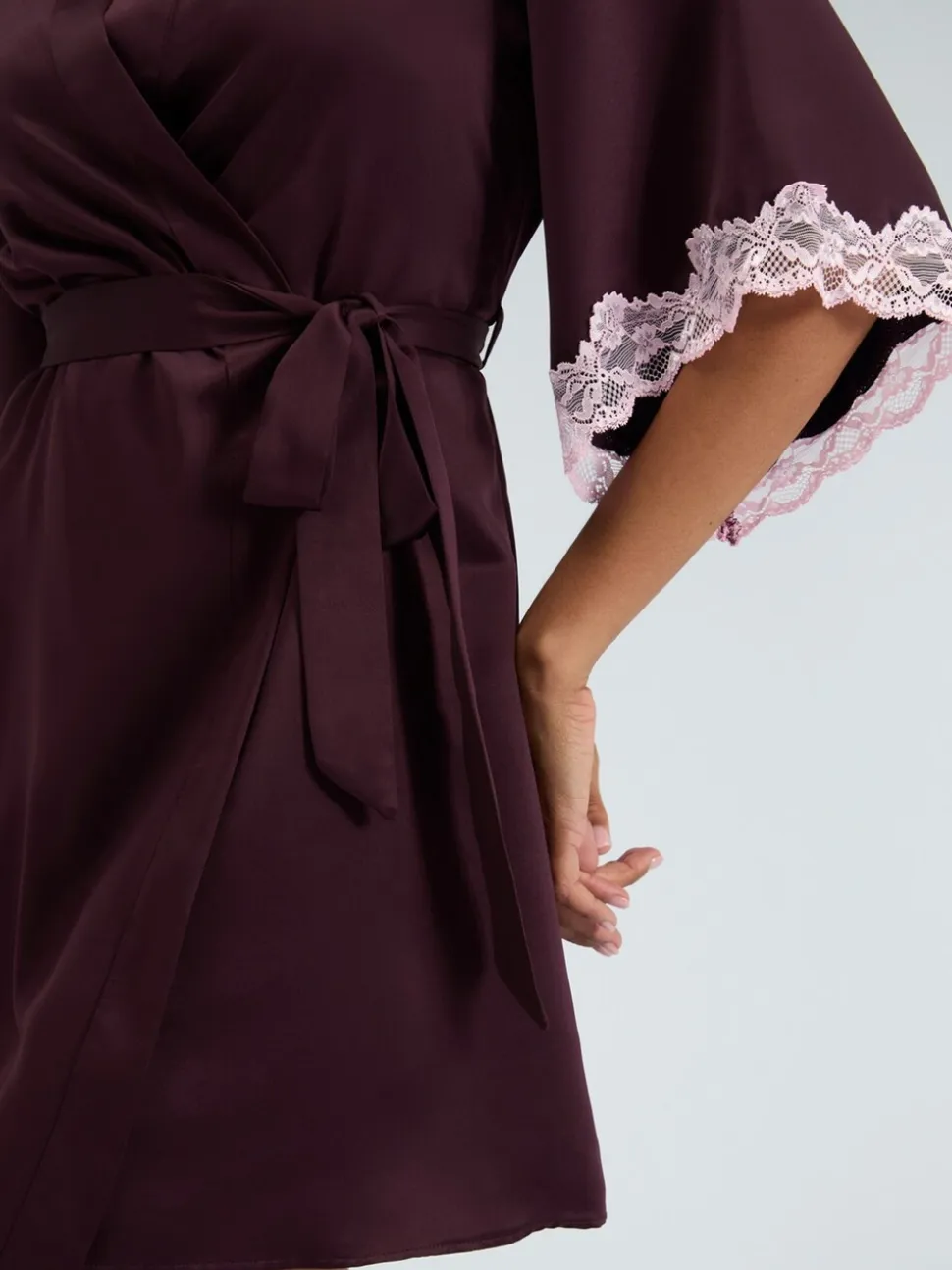 Boux Avenue Amelia Satin Short Robe