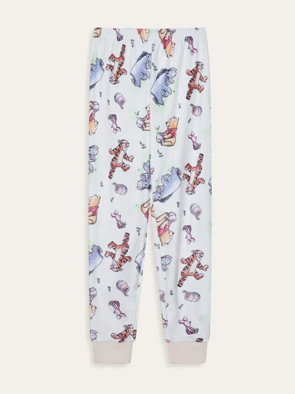 Brand Threads Ladies Winnie The Pooh Fleece Pyjamas Set