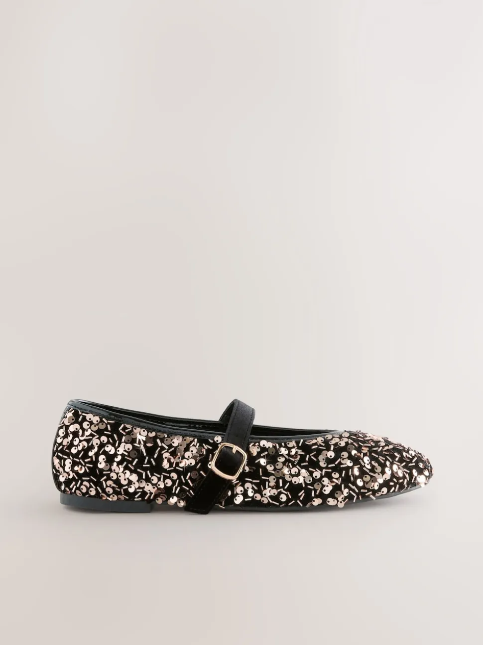 Brons - Mary Jane-schoenen met versierde pailletten van Forever Comfort®