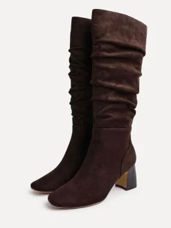 Brown Alpine - Linzi Alpine Ruched High Leg Boots