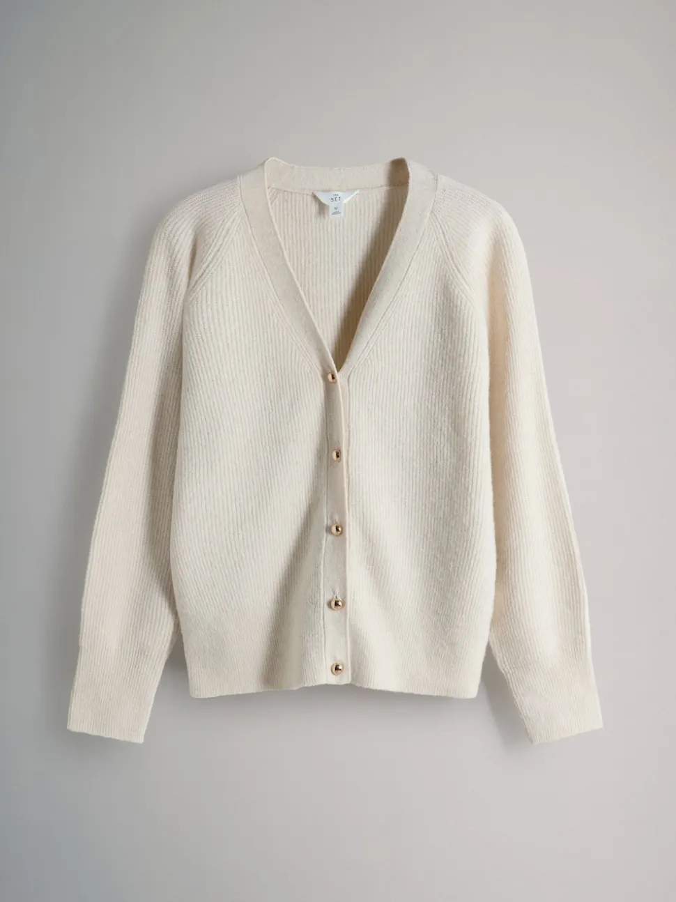 Brown Marl/Cream - The Set 2 Pack Chunky Rib Knitted Cardigans With Wool