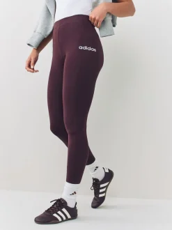 Bruin - adidas Essentials Linear katoenen legging