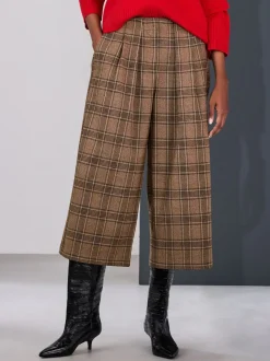 Bruin - Check Smart Culottes