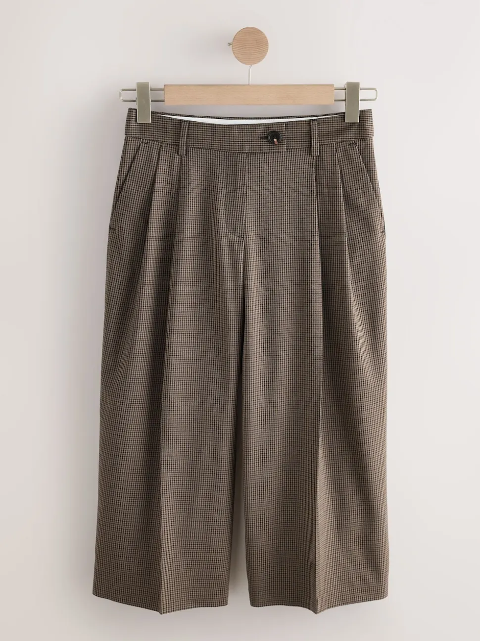 Bruin - Checked Tailored Culottes