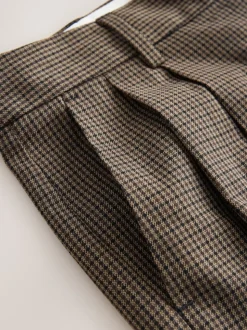 Bruin - Checked Tailored Culottes