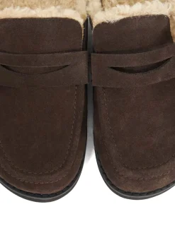 Bruin - Dune London Goldy Lined Backless Loafers