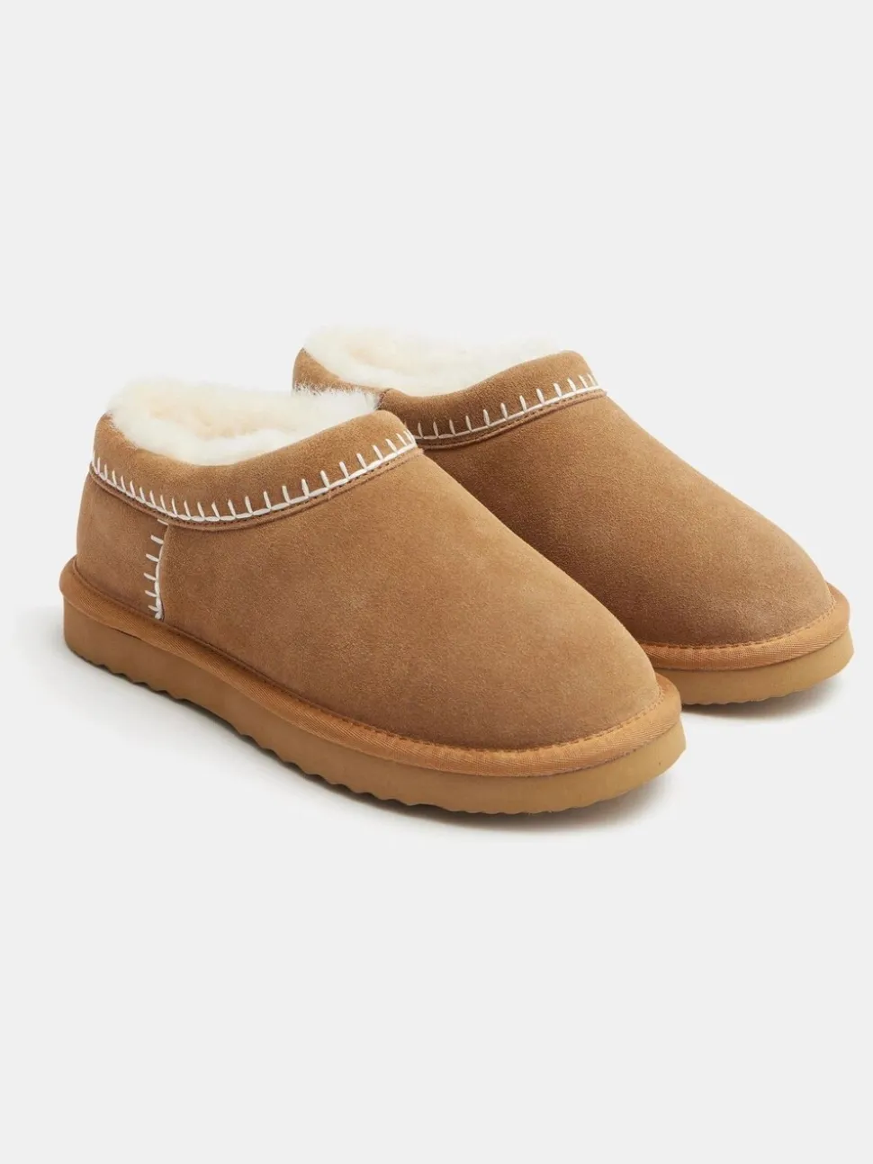 Bruin - Hush Padded Collar Shearling Snug Slippers