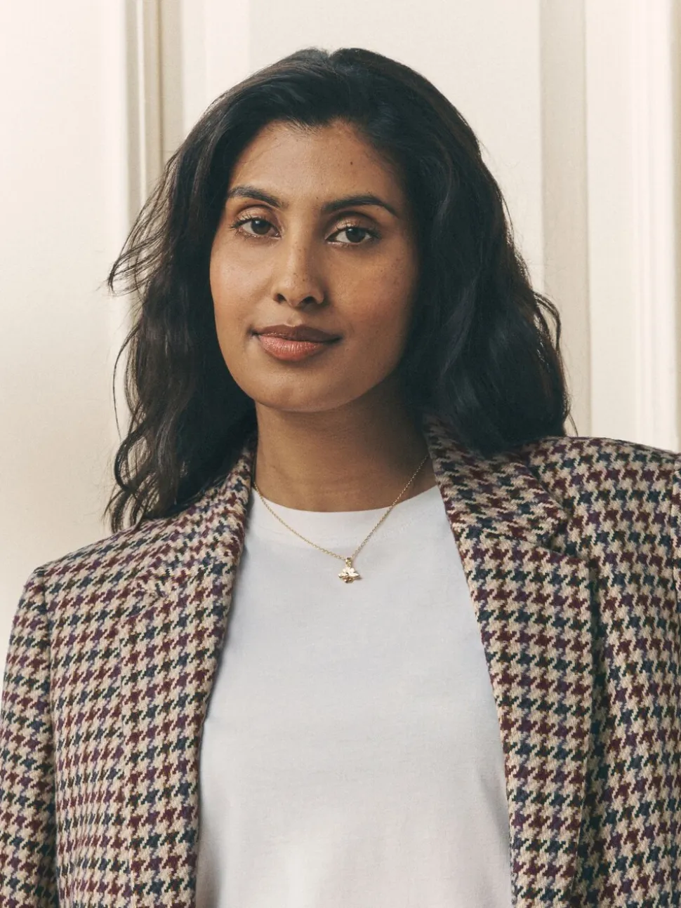Bruin - Laura Ashley Heritage Dogtooth Check Blazer with Wool