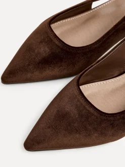 Bruin - Linzi Clasica Low Heeled Slingback Courts