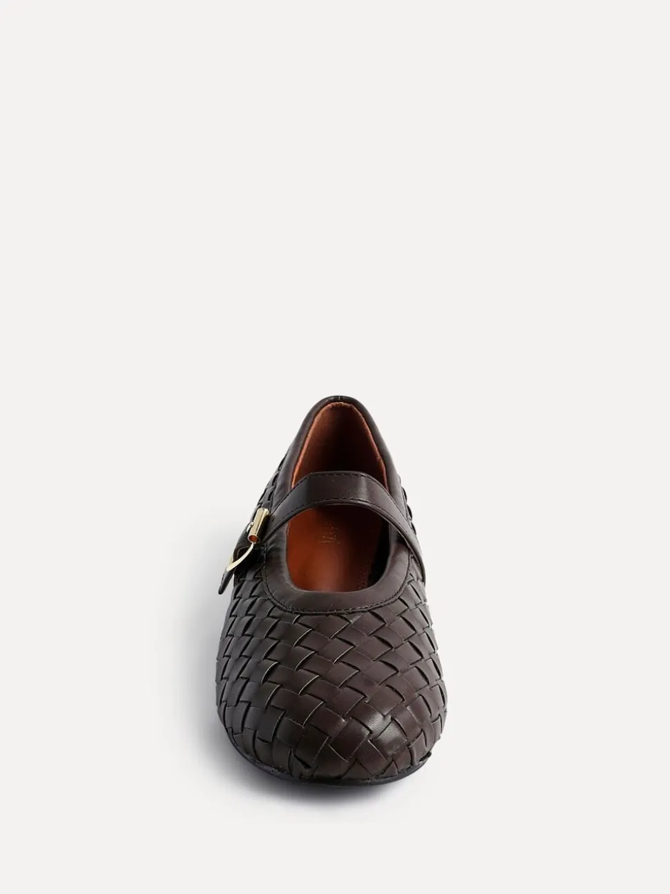 Bruin - Linzi Dagelijkse Geweven Lage schoenen Met Gesp