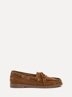 Bruin - Linzi Frame Slip-On Loafers With Ruched Front Detailing