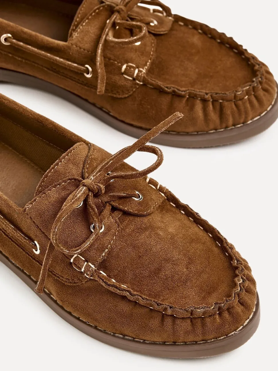Bruin - Linzi Frame Slip-On Loafers With Ruched Front Detailing