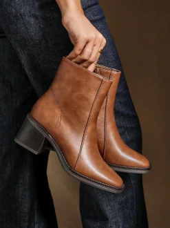 Bruin - Linzi Wander Block Heel Ankle Boots