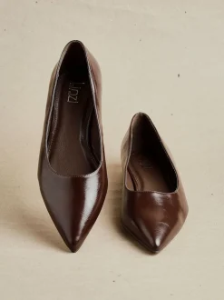 Bruin - Linzi Wide Fit Compete Pointed Toe Ballet Flat Shoes