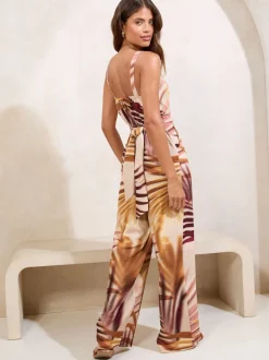 Bruin - Lipsy Palm Printed Jumpsuit