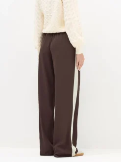 Bruin - Long Tall Sally broek met wijde pijpen