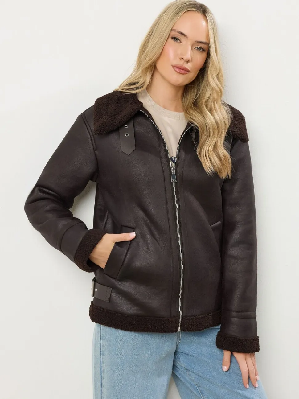 Bruin - Long Tall Sally Taped Seam Aviator Jacket