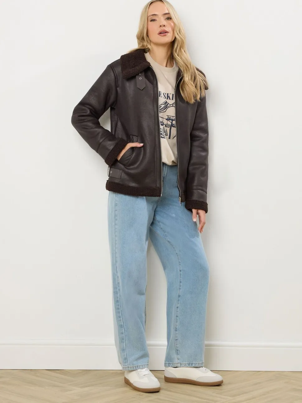 Bruin - Long Tall Sally Taped Seam Aviator Jacket