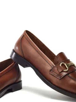 Bruin - Moda in Pelle Elarra Flat Loafers With Snaffle Trim