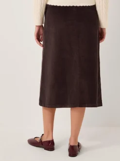 Bruin - Monsoon Malika Corduroy Midi Skirt