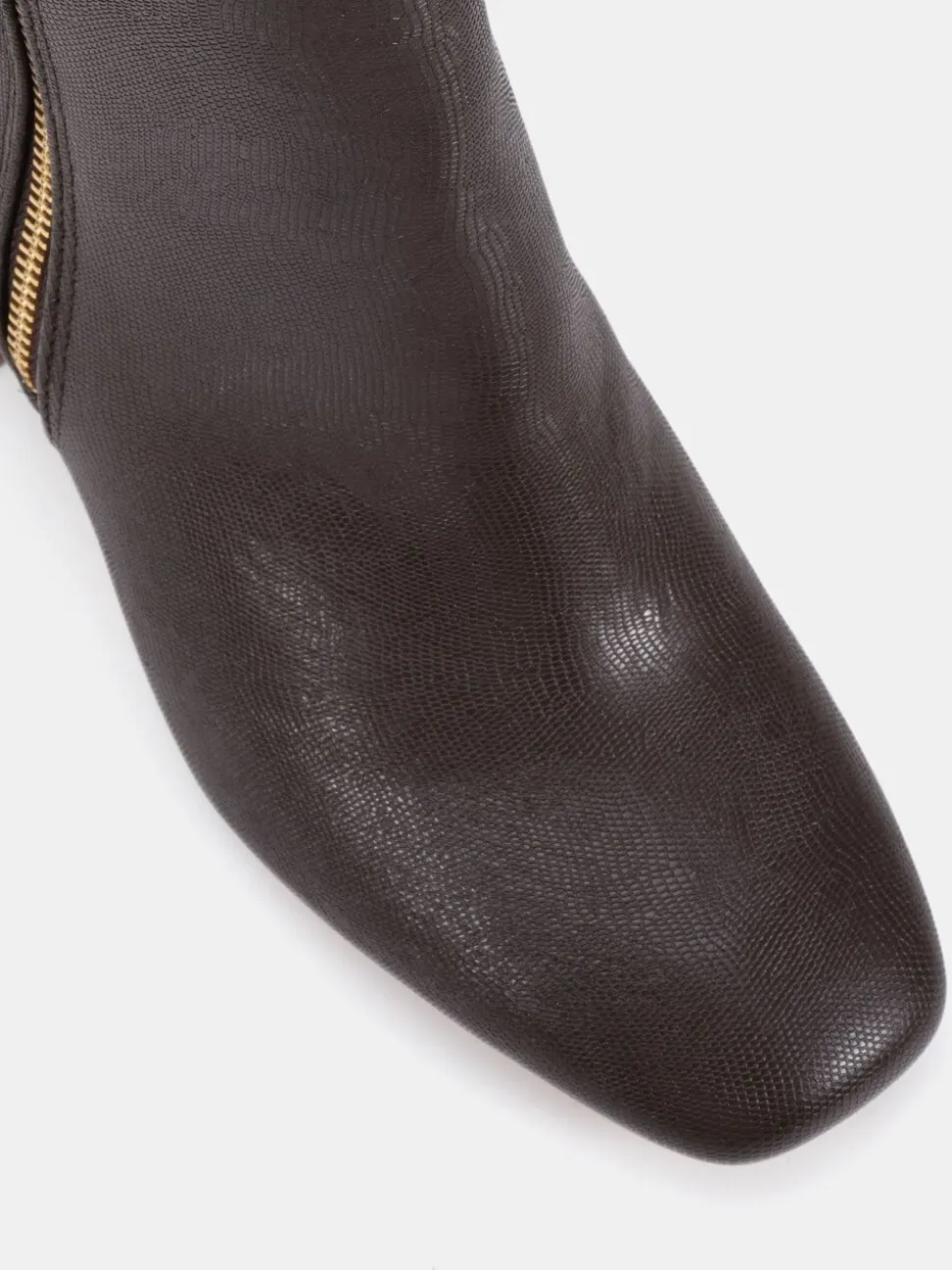 Bruin - Novo Kate Zip Side Square Toe Block Heel Ankle Boots