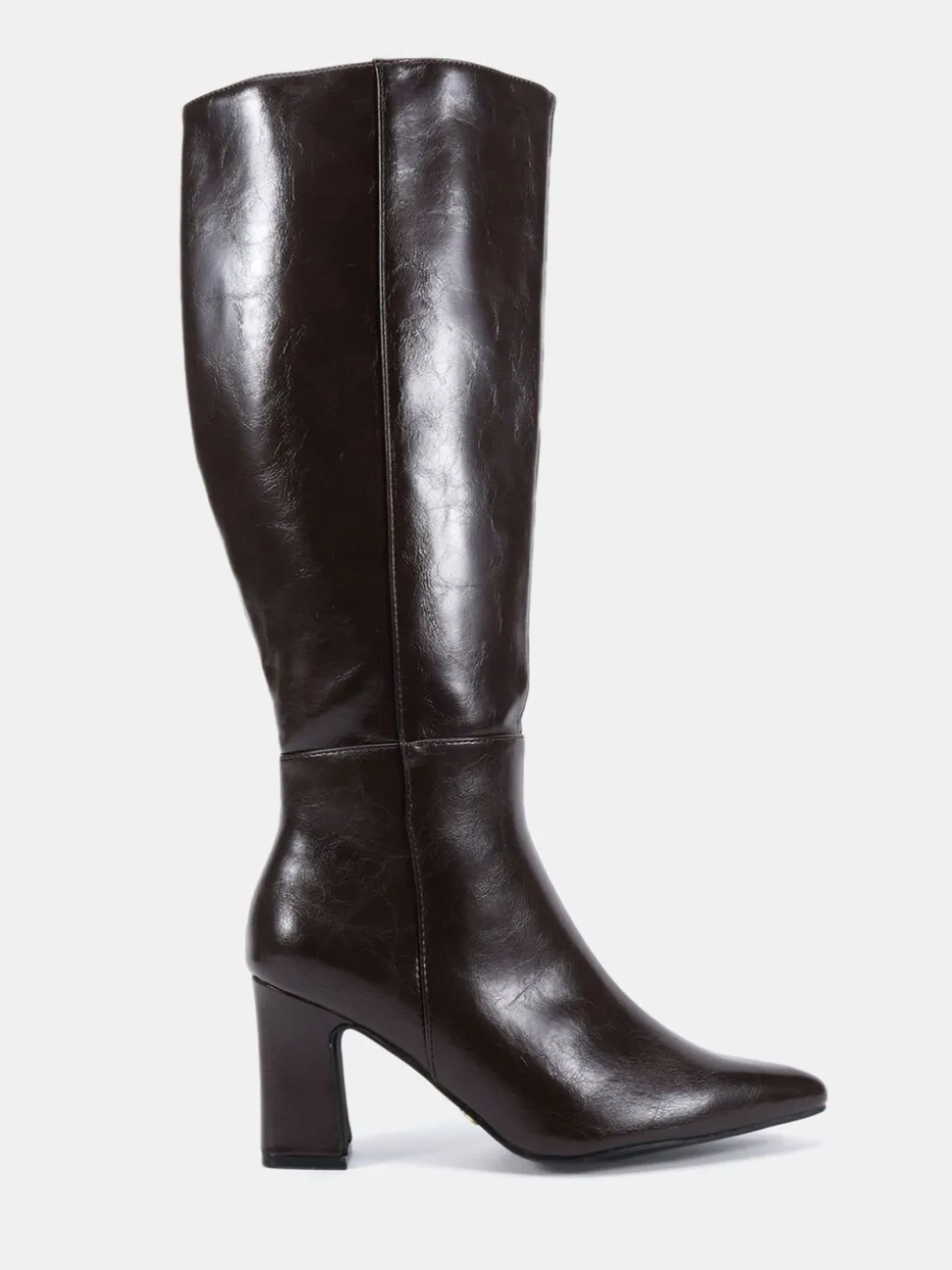 Bruin - Novo Wide Fit Gala Point Toe Block Heel Knee Boots