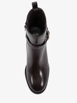 Bruin - Novo Wide Fit Jasmine Round Toe Block Heel Buckle Detail Ankle Boots