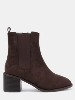 Bruin - Novo Wide Fit Juno Block Heel Chelsea Ankle Boots