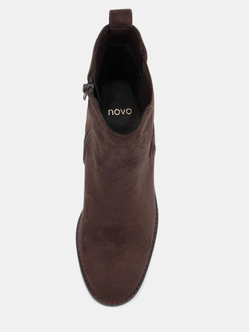 Bruin - Novo Wide Fit Juno Block Heel Chelsea Ankle Boots
