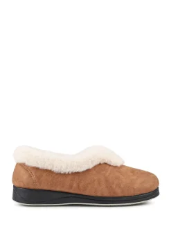 Bruin - Pavers Wide Fit Memory Foam Cosy Slippers